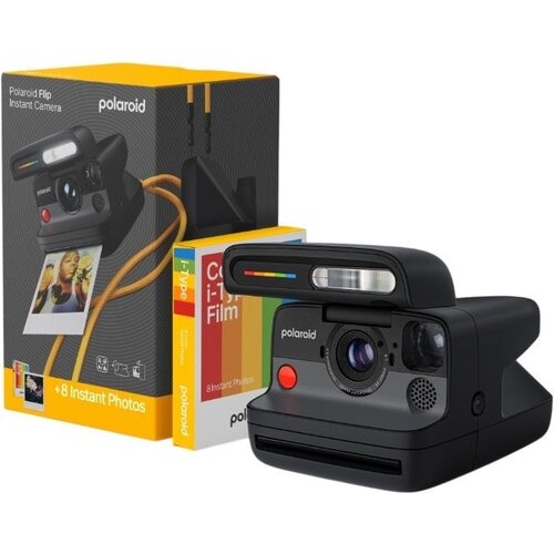 Polaroid Fotoaparat Flip Everything Box, črn, s filmom za 8 slik, (5000076678) Cene