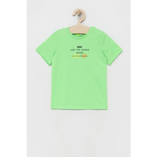 Birba&Trybeyond Dječja majica kratkih rukava boja: zelena, s tiskom