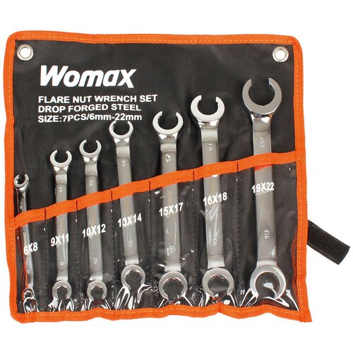 Womax Okasti ključ, Otvoreni set od 7 komada Slike