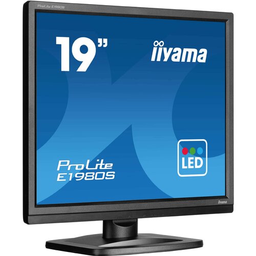 Iiyama Monitor ProLite E1980S-B1, 48 cm (19&amp;quot;), 1280x1024, TN, 75 Hz, HDMI/DP, zvočniki, (5000140439) Slike