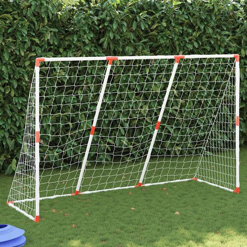  Dječji nogometni gol s loptama 2-u-1 bijeli 184 x 64 x 124 cm Cijene