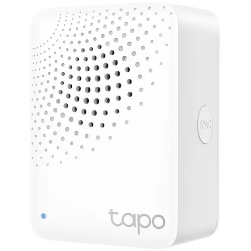 Tp-link Tapo H100 Smart IoT Hub with Chime,2.4 GHz Wi-Fi Networking,868 MHz for Devices,100-240 V,50/60 Hz,Plug-in, Remote Control with Tapo App, 90dB