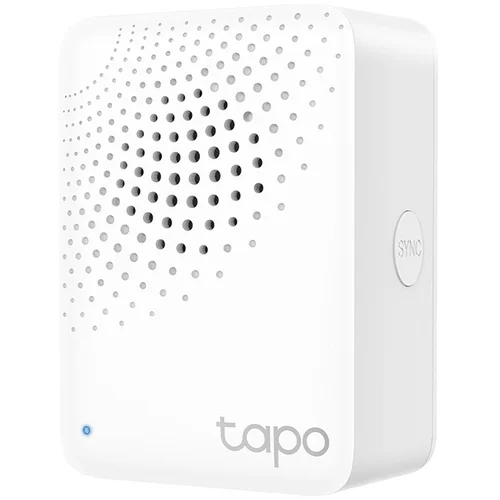 Tp-link Tapo H100 Smart IoT Hub with Chime,2.4 GHz Wi-Fi Networking,868 MHz for Devices,100-240 V,50/60 Hz,Plug-in, Remote Control with Tapo App, 90dB