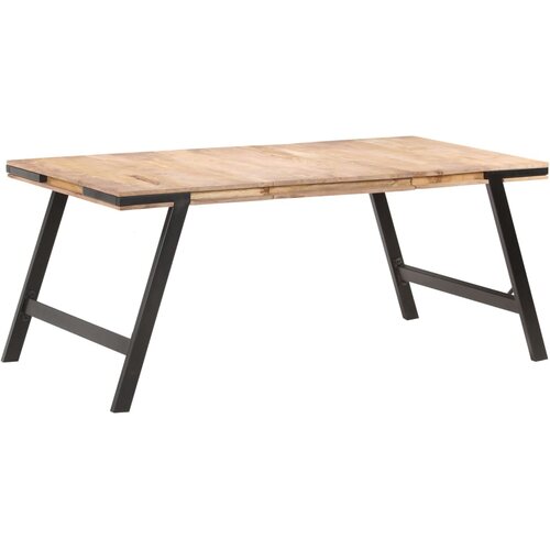 vidaXL Jedilna miza 180x90x76 cm trden mangov les Cene