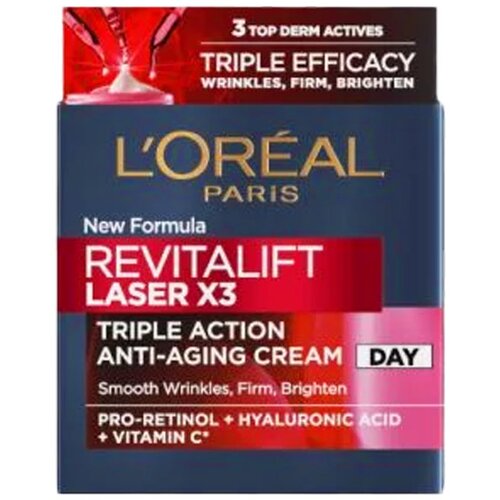 L&amp;acute;Or&amp;eacute;al Paris paris revitalift laser X3 dnevna krema protiv bora 50ml Slike