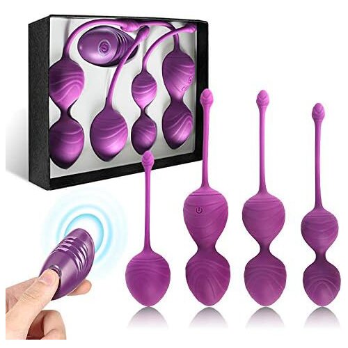 SuperLove Perfect Kegel Balls Training Medical Silicone Kit Purple Cene