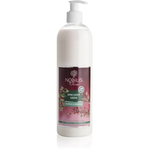 Nobilis Tilia Shower Cream krema za tu&amp;scaron;iranje parfemi Skořice a Vanilka 500 ml Slike