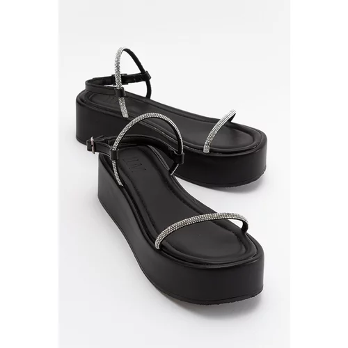 LuviShoes Ekos Women's Black Sandals