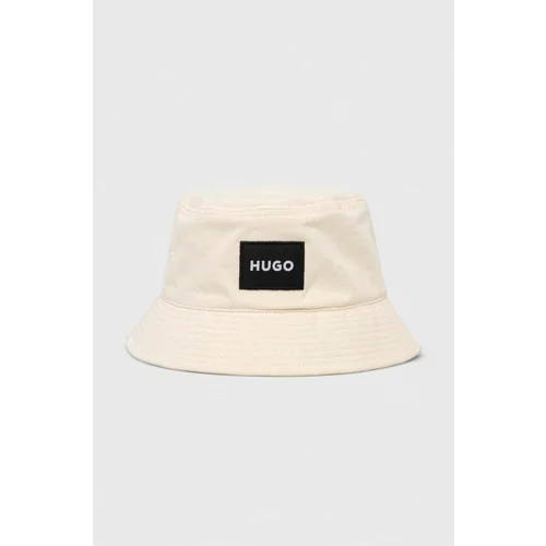 Hugo Pamučni šešir boja: bež, pamučni