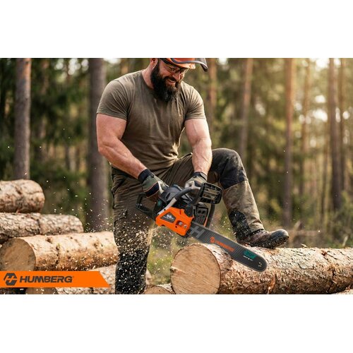 Humberg HM-664 bencinska verižna žaga 2,3 kW &amp;ndash; 16&amp;Prime; in 20&amp;Prime; vodilo Slike