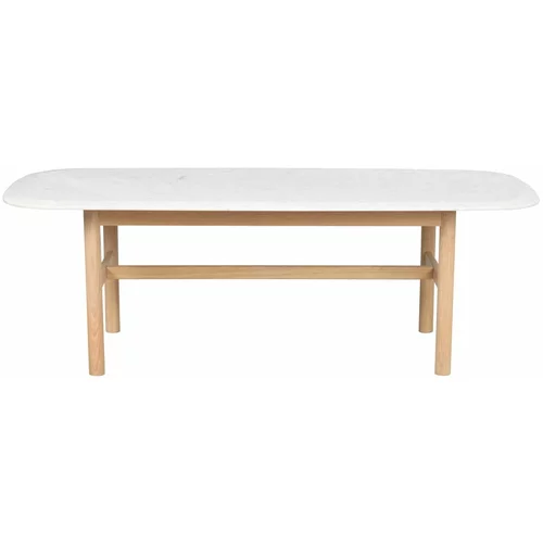 Rowico Bela miza iz marmorja 135x62 cm Hammond - Rowico