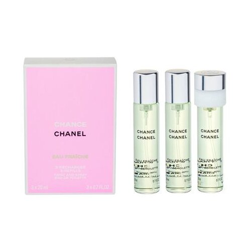 Chanel Chance Eau Fra&amp;icirc;che toaletna voda polnilo 3x20 ml za ženske Slike