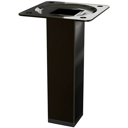 WALTECO Postolje za namještaj (D x Š x V: 25 x 2,5 x 10 cm, Nosivost: 50 kg, Čelik, Crna, Sjaj) Cijene