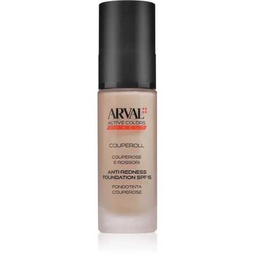 Arval Couperoll Anti-redness foundation SPF15 prekrivni tekoči puder SPF 15 30 ml