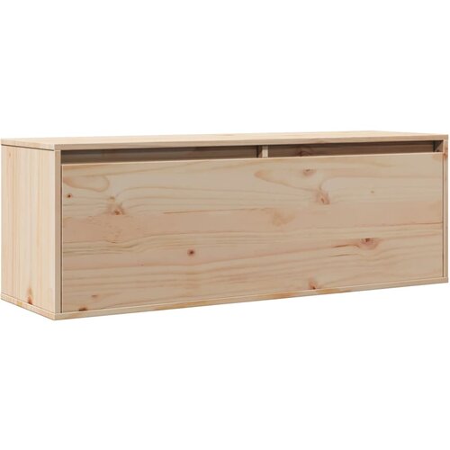 Maison Chic Stenska omarica - Zidna omarica 100x30x35 cm trdna borovina iu616, (22063184) Slike