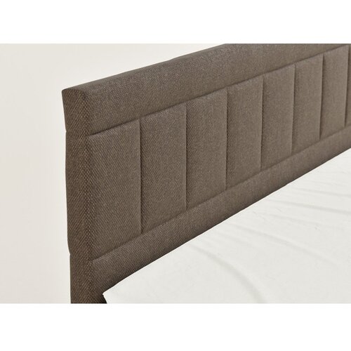 Maison de R&amp;ecirc;ve Rjava boxspring postelja s prostorom za shranjevanje 200x200 cm Caya &amp;ndash; Slike