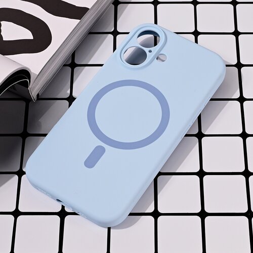  Torbica Magsafe Pure color za iPhone 16 6.1 svetlo plava Cene