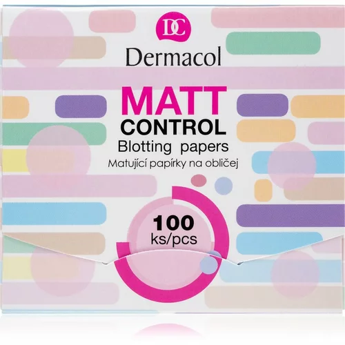Dermacol matt control mat čistilni robčki za obraz 100 ks