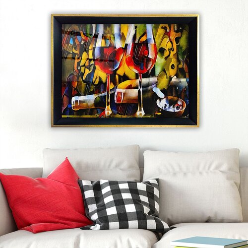 Wallity SAC742445158 multicolor decorative framed painting Slike