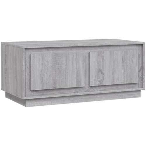 Maison Chic Klubska mizica - kavna mizica - Nizka mizica siva sonoma 102x50x44 cm inženirski les, (21752662) Slike