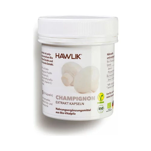Hawlik bio Champignon ekstrakt - kapsule - 60 kaps.