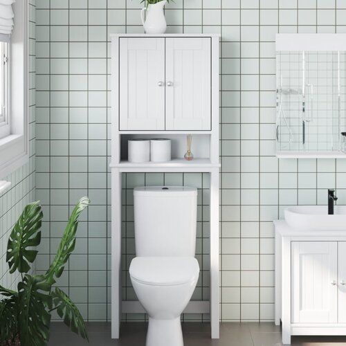  Spremi&scaron;te iznad toaletne &scaron;koljke BERG bijelo 60x27x164,5cm drvo Cijene