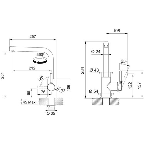 Franke 115.0693.393 Lina Smart FS 3230.901 kuhinjska armatura Slike