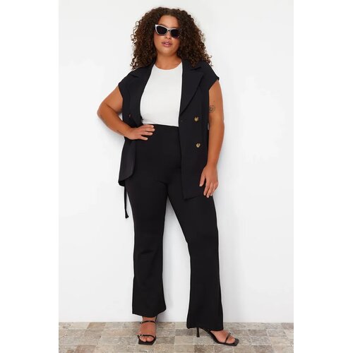 Trendyol Ženske pantalone TBBSS23AR00035, Crne Cene
