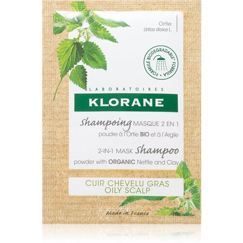 Klorane Nettle &amp;scaron;ampon u prahu 8x3 g Slike