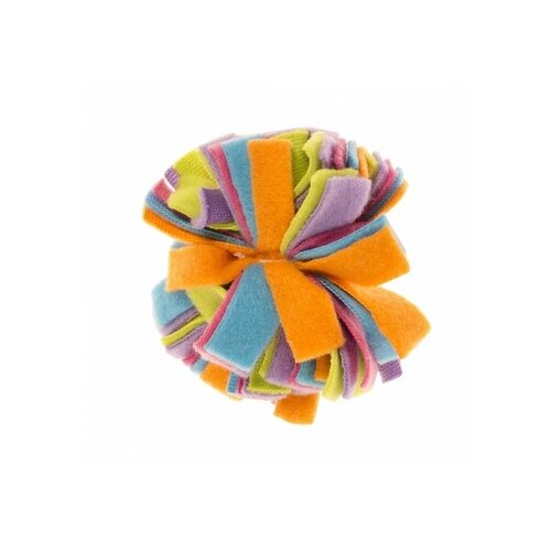 Duvo fleece Pompom Igračka za mačke, Šarena Cene