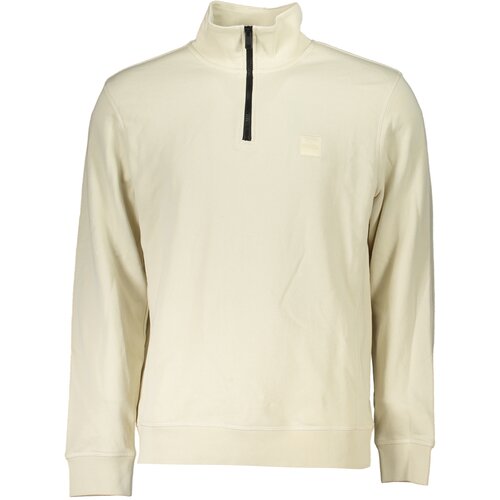 Boss HUGO MEN&amp;amp;#39;S BEIGE ZIP SWEATSHIRT Slike