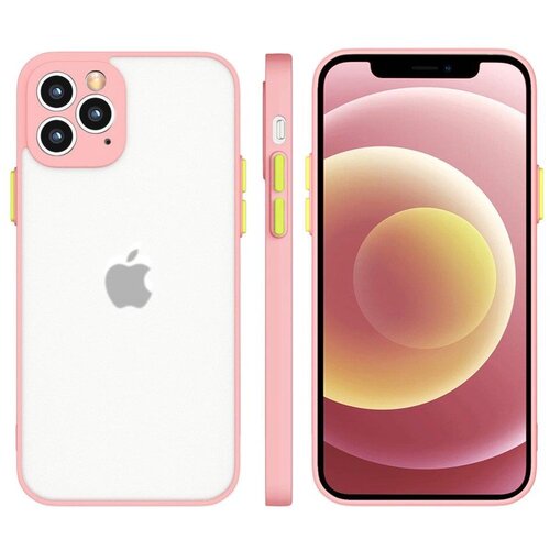 HURTEL SILIKONSKI OVITEK POLPROZOREN ZA IPHONE 11 PRO ROZA, (21898811) Cene
