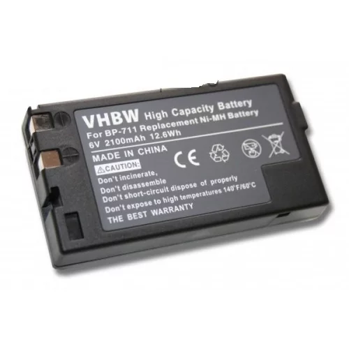 VHBW Baterija BP-711/ BP-714 / BP-722 / BP-726 / BP-729 za Canon Legria A-10 / UC-20 / ES-900, 2000 mAh