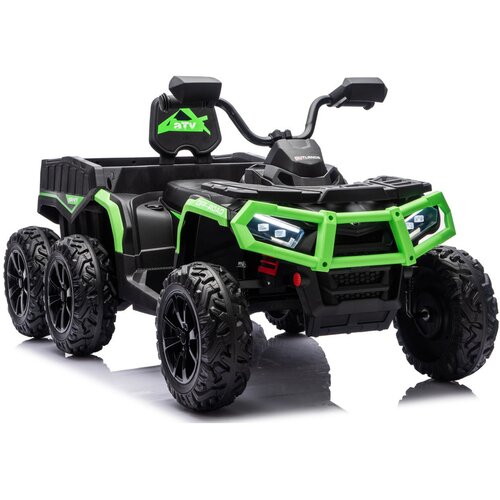 Quad &amp;Scaron;tirikolesnik na akumulator ATV JC606 24V 4x4 - dvosed - zelen Slike