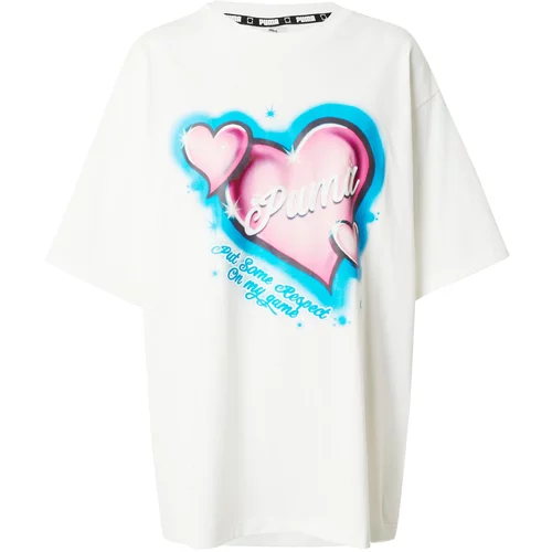 Puma Funkcionalna majica 'Game Love' modra / roza / črna / bela