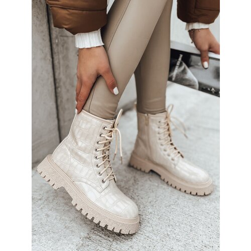 DStreet Women's ankle boots TENTIS beige Cene