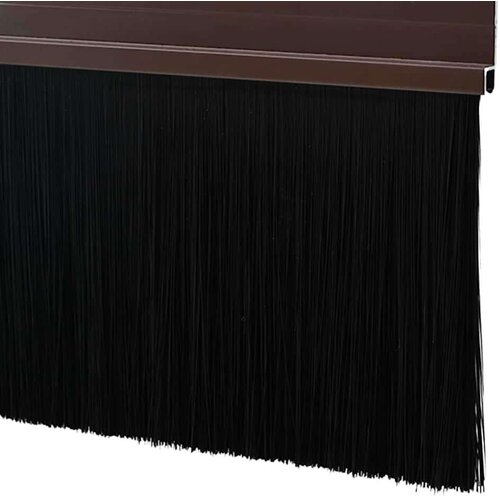  Držač četke za vrata 6 pcs Smeđa 100 cm Aluminijski legura Slike