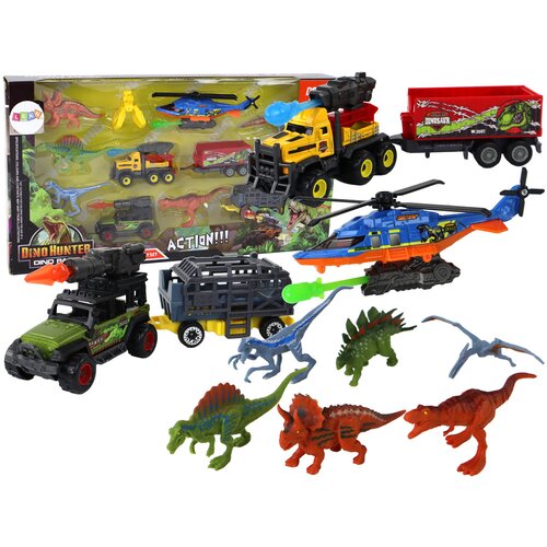  Helicopter Dinosaurs Vehicle Set 6 Colorful Pcs Cijene