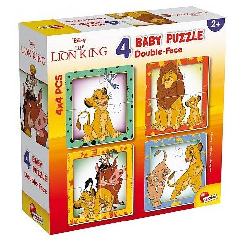 Lisciani Dvostrane puzzle za bebe, 4u1, 16 dijelova Slike