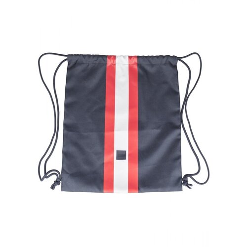 Urban Classics Striped Gym Bag navy/fire red/white Slike