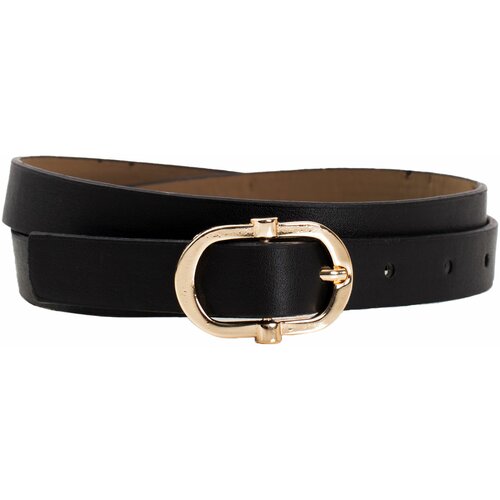 Fashion Hunters Black eco-friendly leather belt OCH BELLA Slike