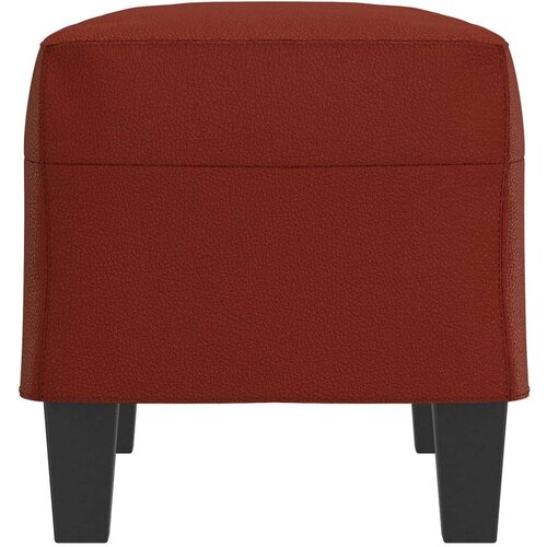  Klupa crvena boja vina 70 x 35 x 41 cm od umjetne kože Slike