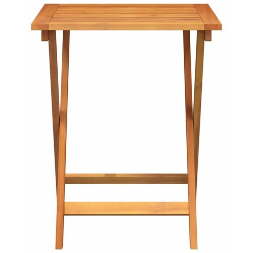  Stol za vrt Prirodna 60 x 60 x 72 cm Čvrsto drvo akacije Slike