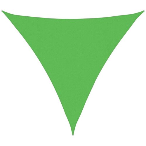 vidaXL Senčno jadro 160 g/m² svetlo zeleno 4,5x4,5x4,5 m HDPE, (20703318) Cene