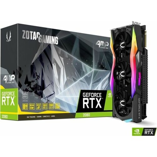 Zotac GeForce RTX 2080 AMP Core 8GB DDR6, HDMI/3xDP/USB-C/256bit ZT-T20800C-10P grafička kartica Slike