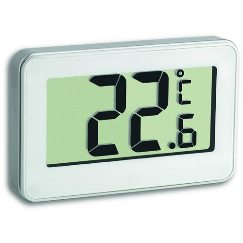 Termometar digitalni termometer (za notranjo uporabo, plastičen, bel) Slike