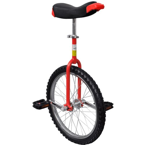 vidaXL Rdeč nastavljiv monocikel 20" Cene