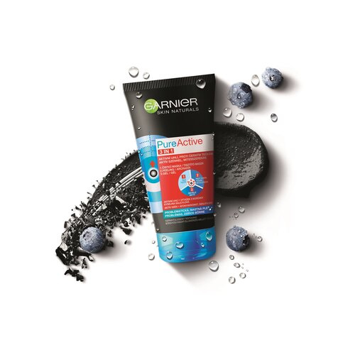 Garnier Pure Active 3in1 maska za obraz za problematično kožo 150 ml za ženske Cene