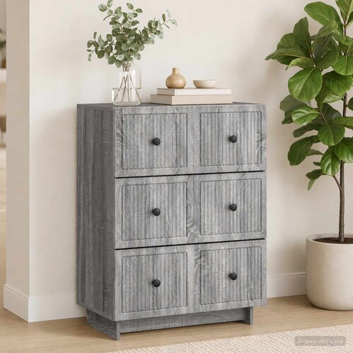  Ormar s ladicama Siva sonoma 66 x 34,5 x 90 cm Cijene