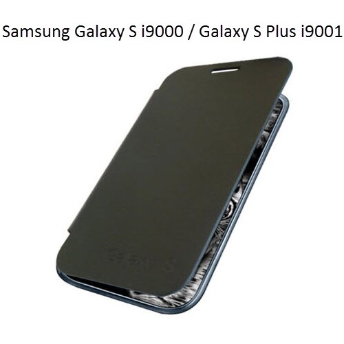  Preklopni ovitek / etui / zaščita za Samsung Galaxy S i9000 / S Plus i9001 - črni Cene